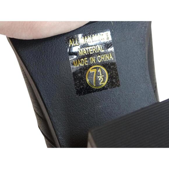 Stylish Black Cutout Ankle Boots by Soda - Picture 9 of 9